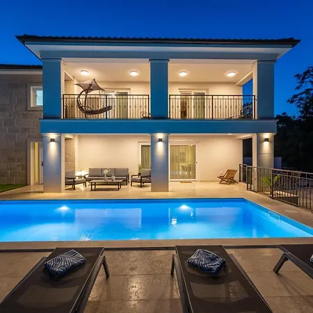 Villa Pafran With Heated Pool Krk Veglia Exterior foto